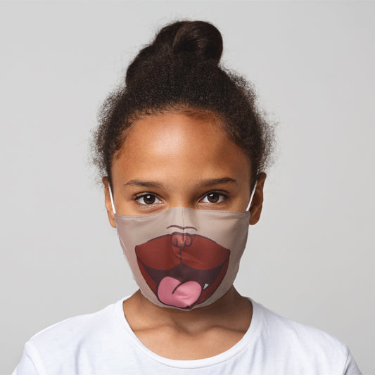 Mopps Pug Reusable Face Mask (Small - Child)