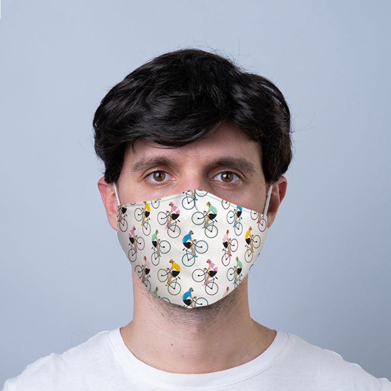 Bicycle Reusable Face Mask (Large - Adult)