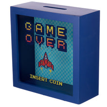 See Your Savings Wooden Money Box - Retro Gaming Design