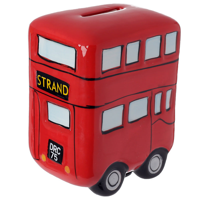 Ceramic Red Routemaster (London) Bus Money Box