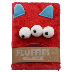 Fluffy Plush A5 Notebook - Monster Monstarz