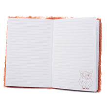 Fluffy Plush A5 Notebook - Highland Coo (Cow)