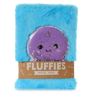 Adoramals Fluffy Plush A5 Notebook - Octopus