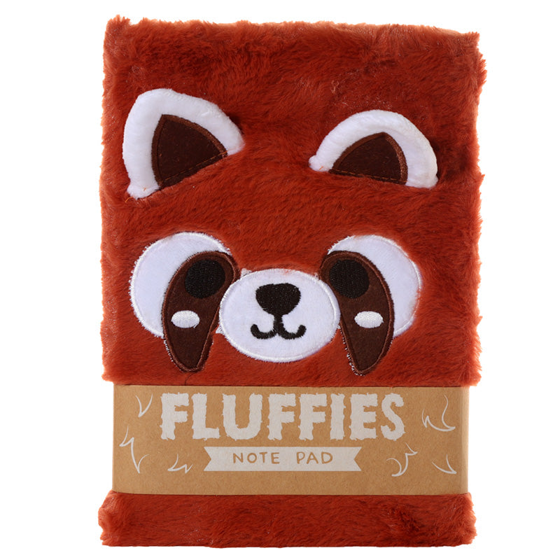Adoramals Fluffy Plush A5 Notebook - Red Panda - Due Back April 2026
