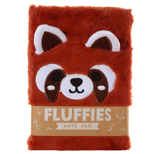 Adoramals Fluffy Plush A5 Notebook - Red Panda - Due Back April 2026