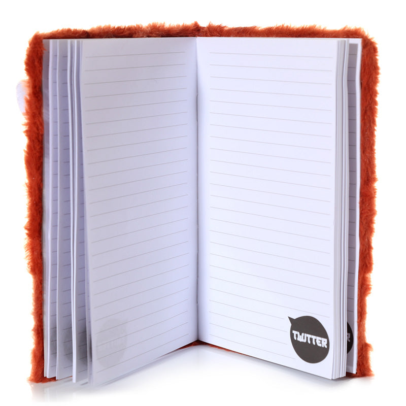 Adoramals Fluffy Plush A5 Notebook - Red Panda - Due Back April 2026