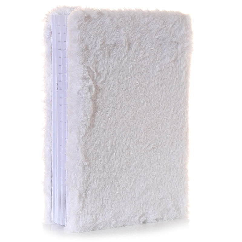 Adoramals Fluffy Plush A5 Notebook - Sheep