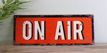 Vintage Metal Sign - 'On Air Recording' Sign