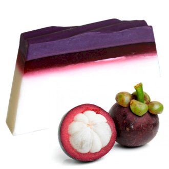 Tropical Paradise Handmade Soap Slice - Mangosteen