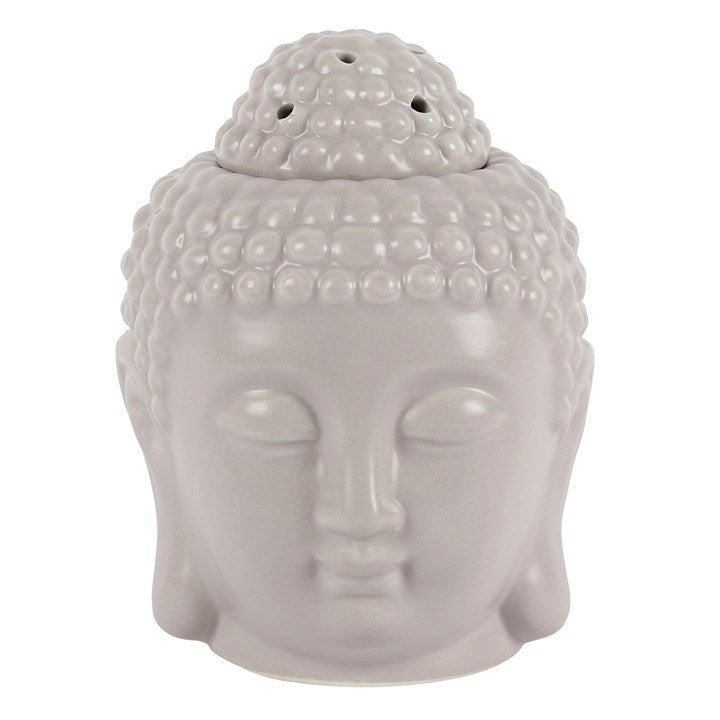 Small Grey Buddha Head Oil/Wax Melt Burner