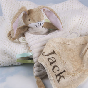Personalised Nutbrown Hare Snuggle Blanket