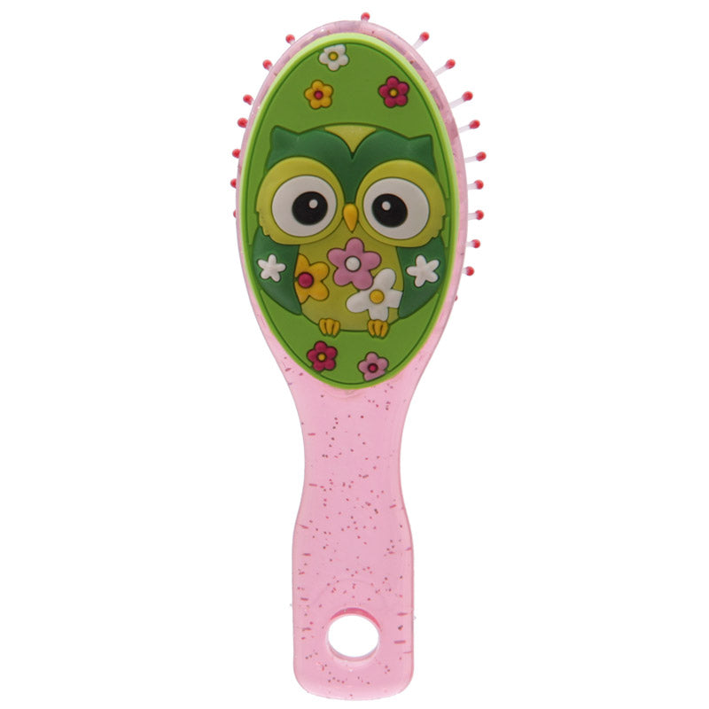 Cute and Colourful Childrens Owl Small Hair Brush