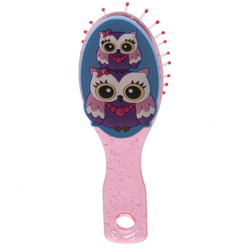 Cute and Colourful Childrens Owl Small Hair Brush