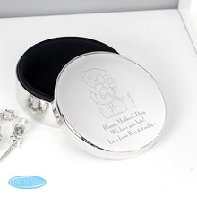 Personalised Me To You with Flower Round Trinket Box - Perfect for Valentine's Day, Anniversaries, Birthdays