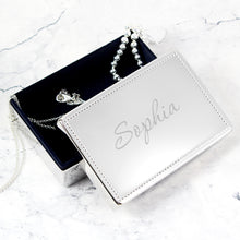 Personalised Rectangular Jewellery Box (Name Only)