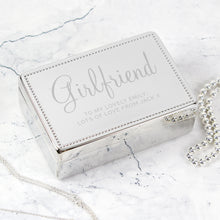 Personalised Rectangular Jewellery Box (Name AND Message)