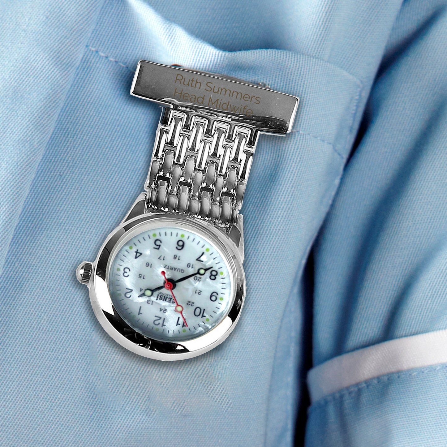 Personalised Fob Watch - Nurses, Beauticians, Healthcare Workers