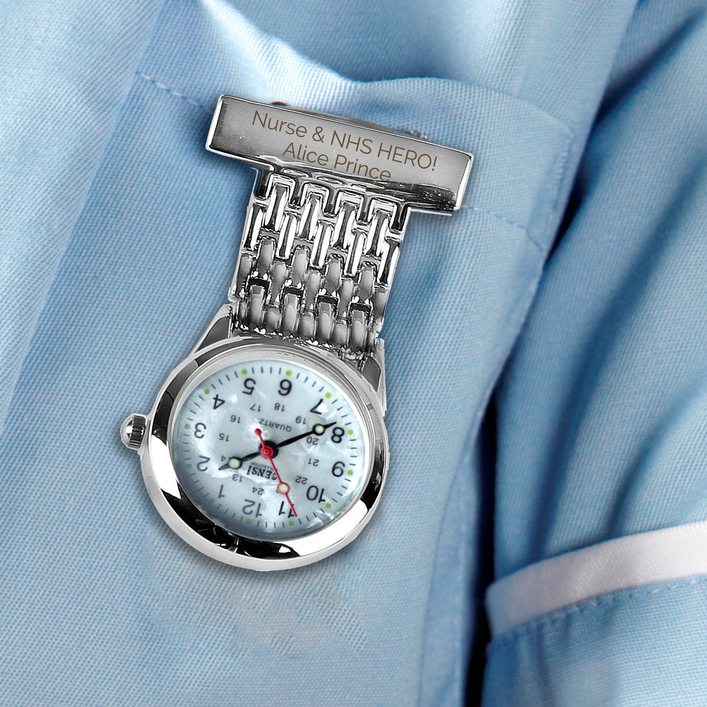 Personalised Fob Watch - Nurses, Beauticians, Healthcare Workers