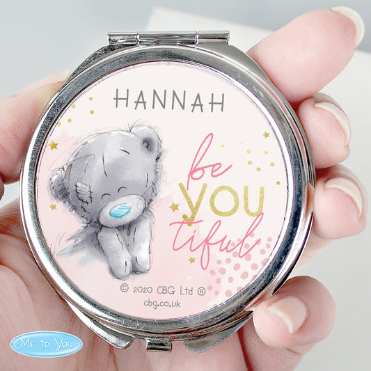 Personalised 'Me To You' Be-You-Tiful Compact Mirror