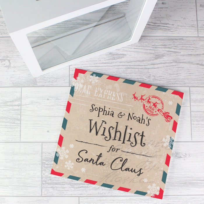 Personalised Christmas Wishes, Lists and Letters for Santa Keepsake Box