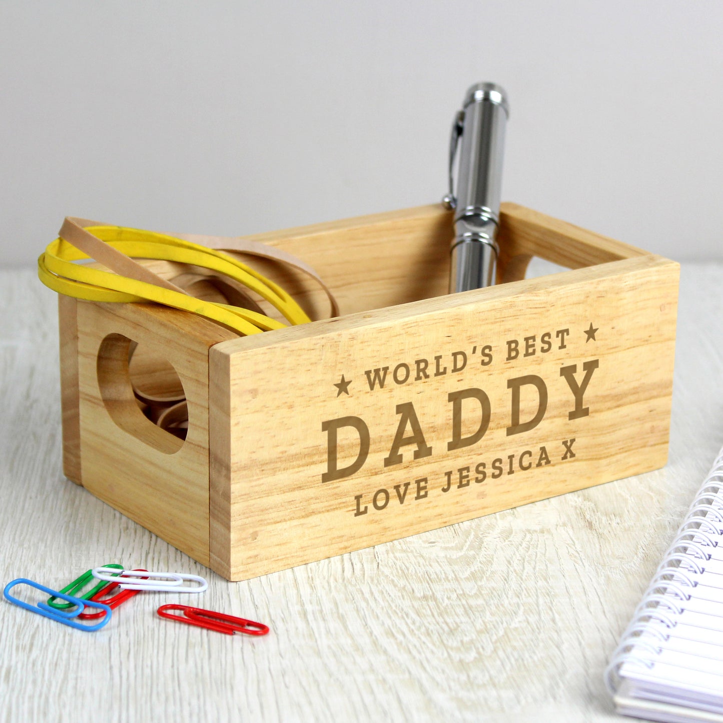 Personalised 'World's Best' Mini Wooden Crate