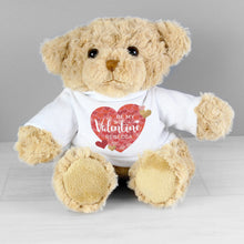 Personalised Valentine's Day Confetti Hearts Teddy