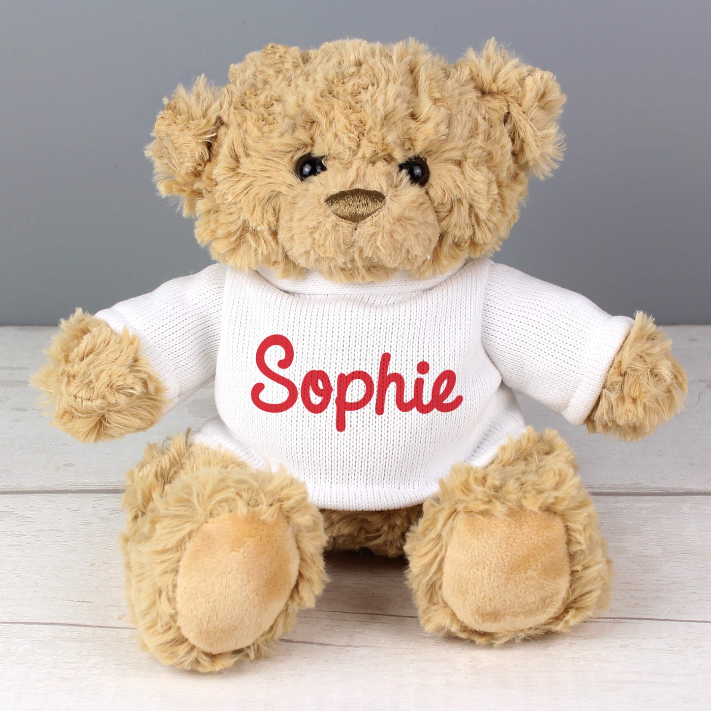 UPDATED DESIGN - Personalised Soft Toy - Name Only Teddy Bear