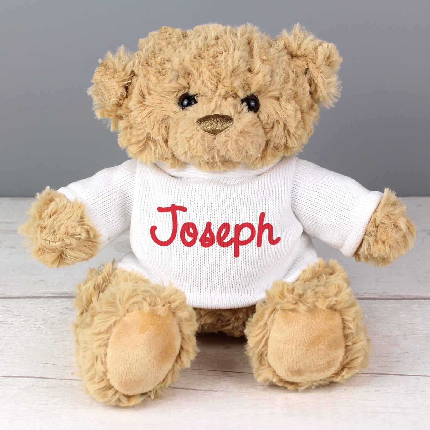 UPDATED DESIGN - Personalised Soft Toy - Name Only Teddy Bear