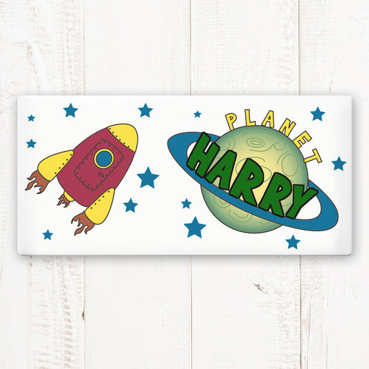 Personalised Space Door Plaque