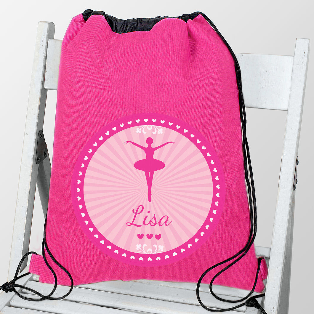 Personalised Ballerina Swim / Gym / Kit Bag