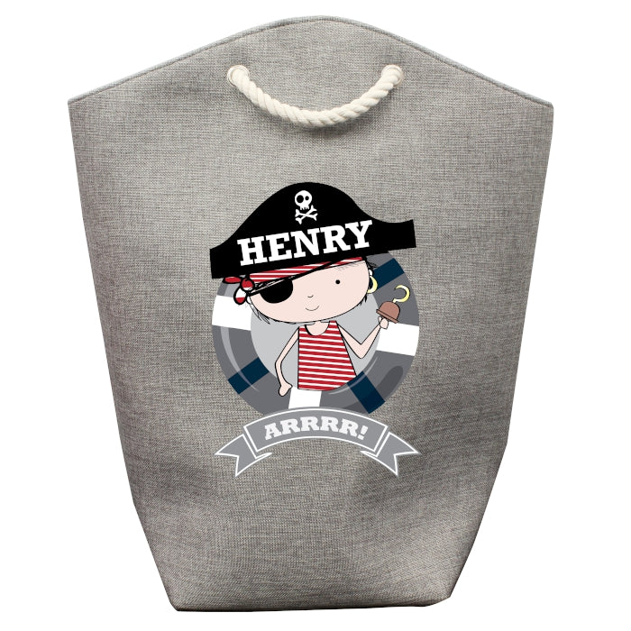 Personalised Pirate Storage and/or Laundry Bag