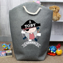 Personalised Pirate Storage and/or Laundry Bag