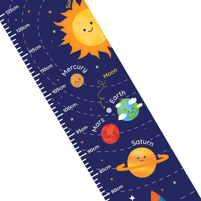 Personalised Solar System Height Chart