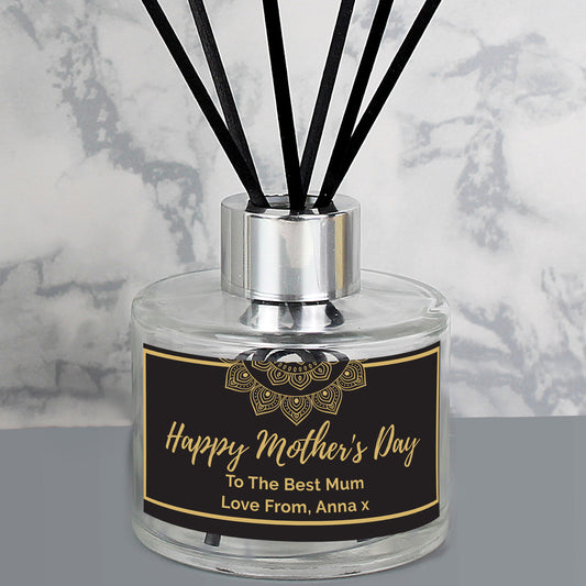 Personalised Gold Mandala Reed Diffuser - Updated Desgin