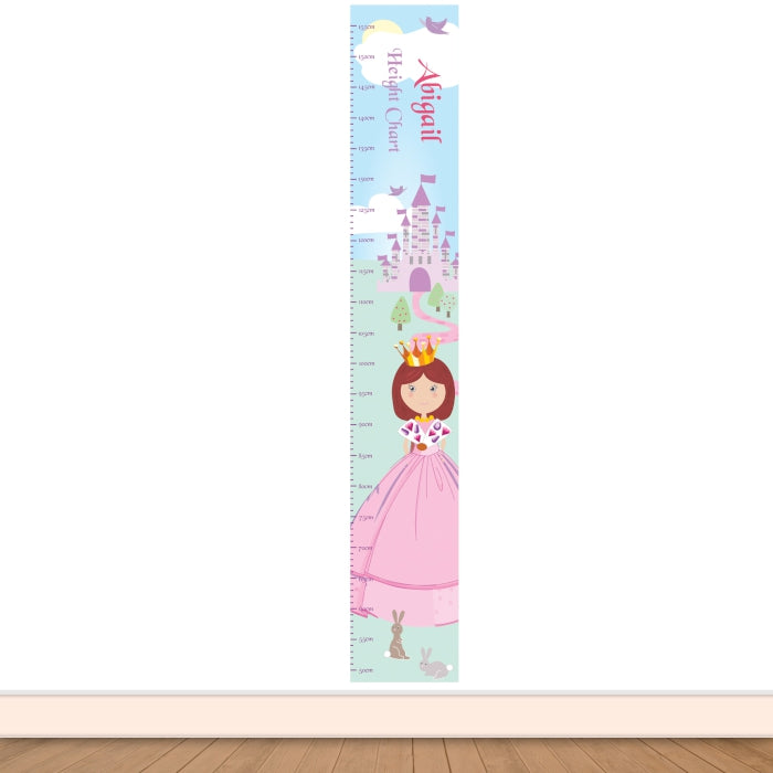 Personalised Fairy Tale Princess Height Chart