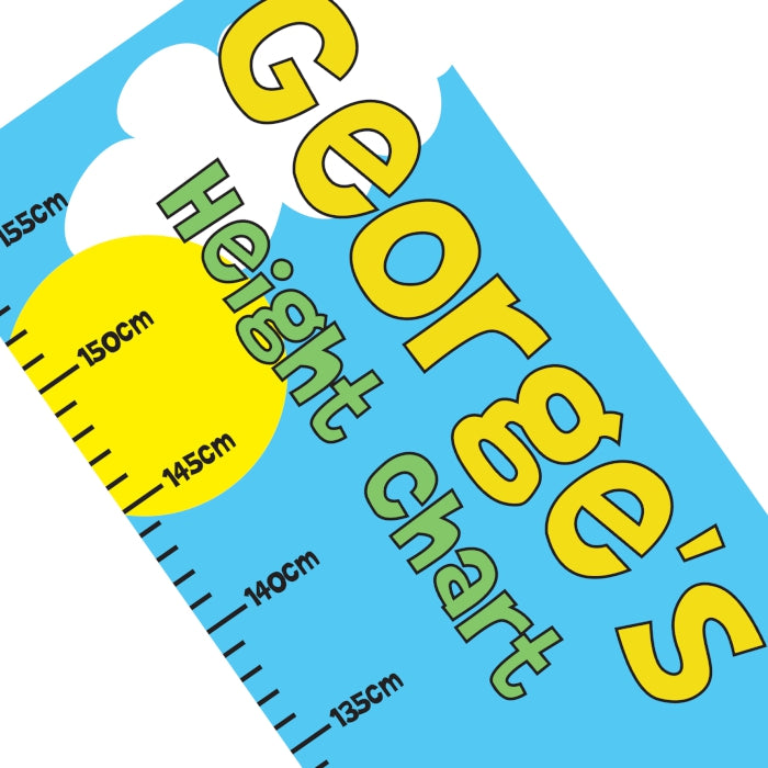 Personalised Zoo Height Chart