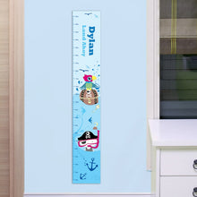 Personalised Pirate Height Chart