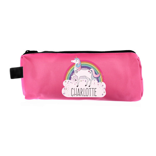 Personalised Unicorn Pink Pencil Case