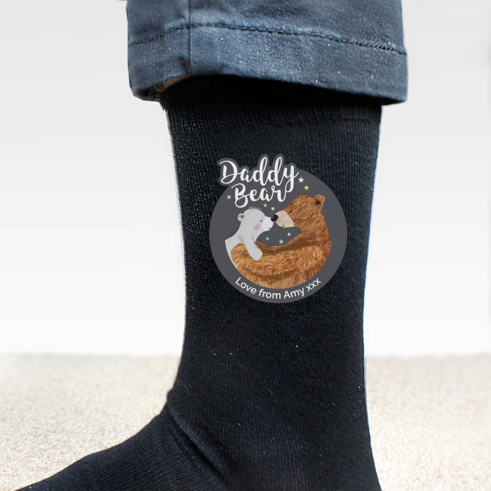 Personalised 'Daddy Bear' Men's Socks