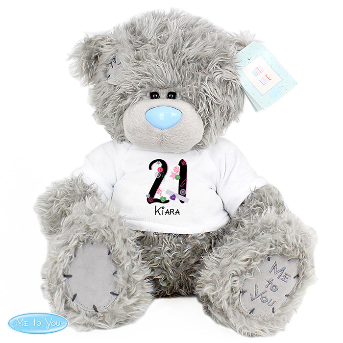 Personalised Me to You Bear with Any Age T-Shirt