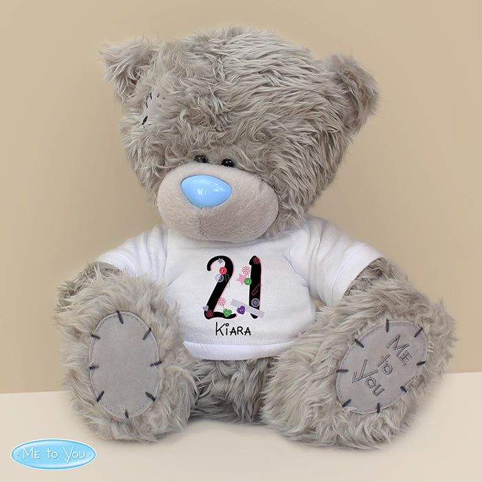 Personalised Me to You Bear with Any Age T-Shirt