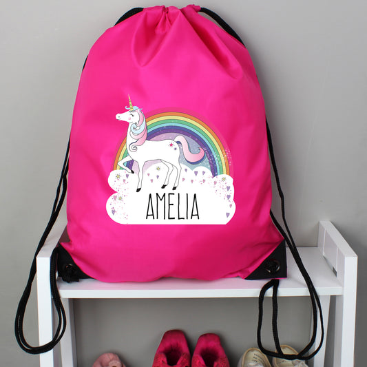 Personalised Unicorn Gym / Kit Bag