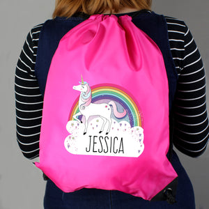 Personalised Unicorn Gym / Kit Bag