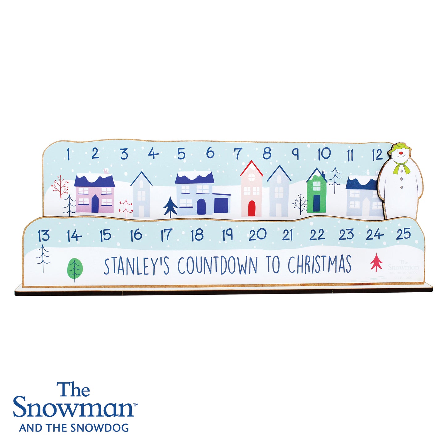 Personalised Make Your Own The Snowman Christmas Advent Countdown Kit