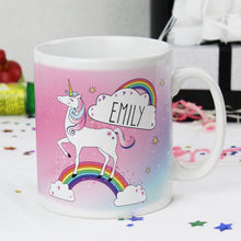 Personalised Rainbow Unicorn Mug