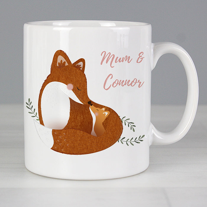 Personalised 'Mummy and Me' Fox Mug - Can choose any role (e.g. Aunt, Nanna etc.)