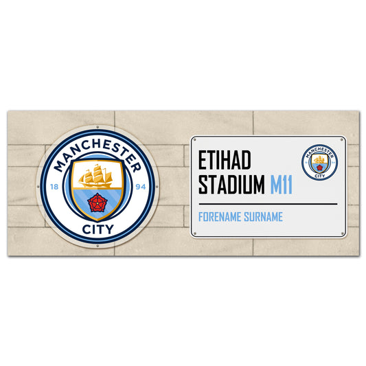 Personalised Football Team Street Sign Mugs - 8 Clubs Available