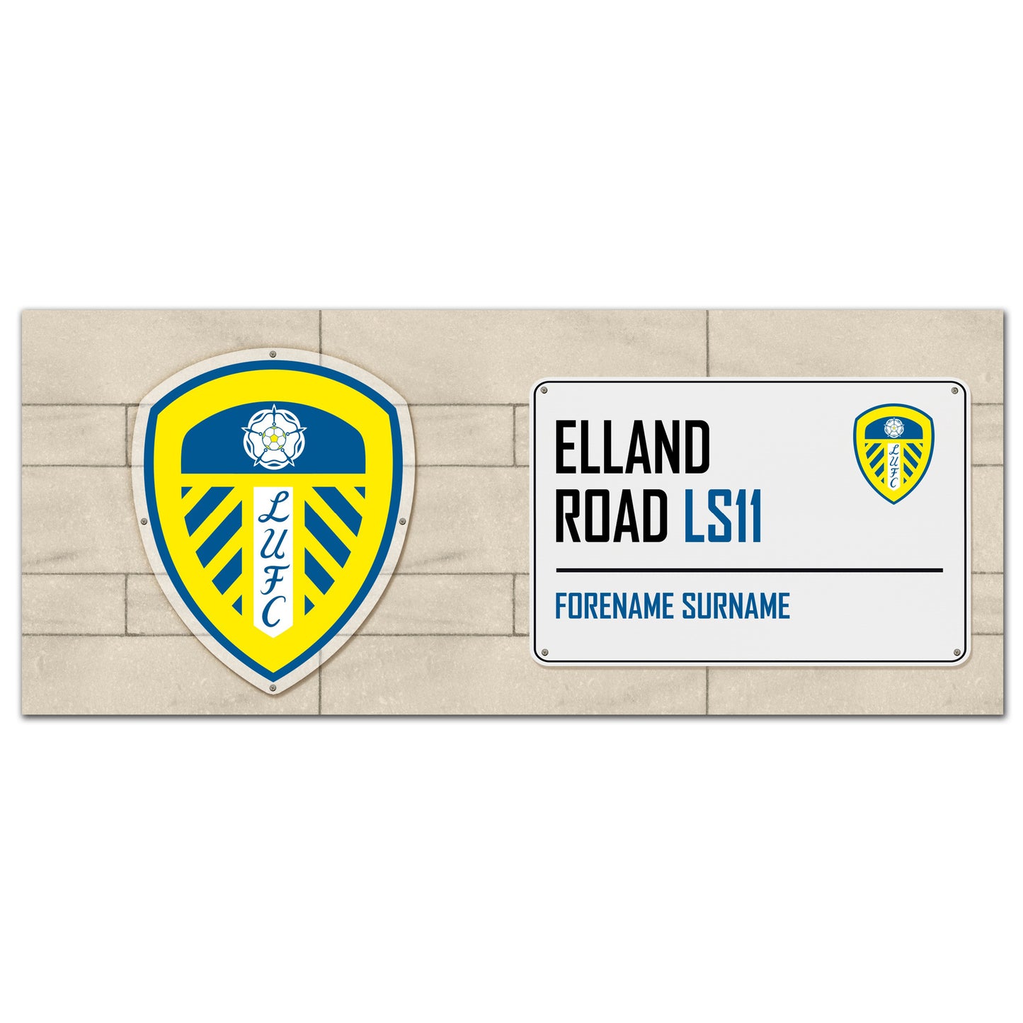 Personalised Football Team Street Sign Mugs - 8 Clubs Available