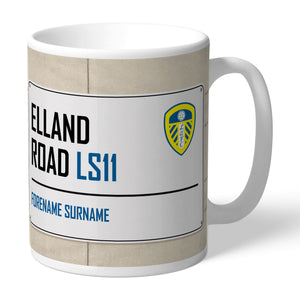 Personalised Football Team Street Sign Mugs - 8 Clubs Available