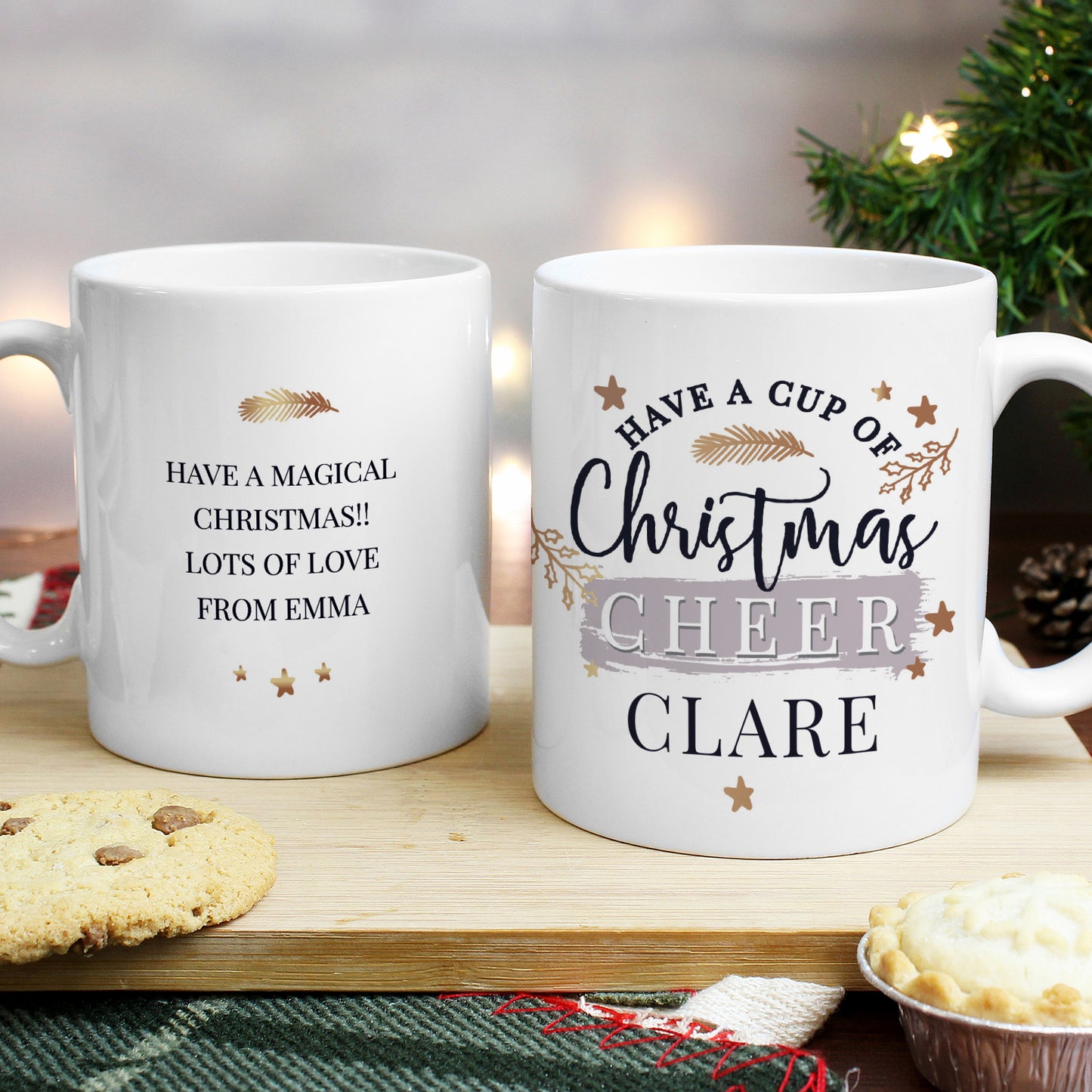 Personalised 'Cup of Christmas Cheer' Mug